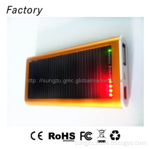 2014 gift keychain mobile phone solar charger 1200mah